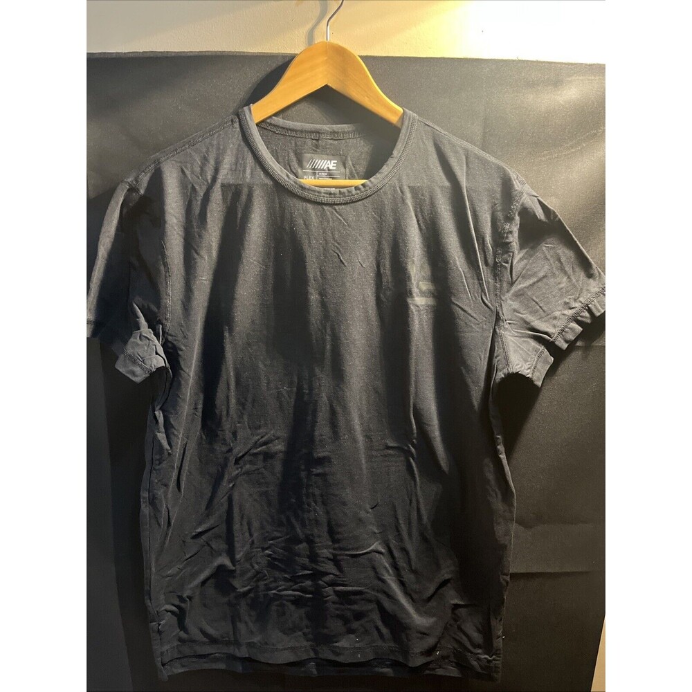 American Eagle Outfitters Flex Men Black Medium T-shirt Short Sleeve Crew Neck